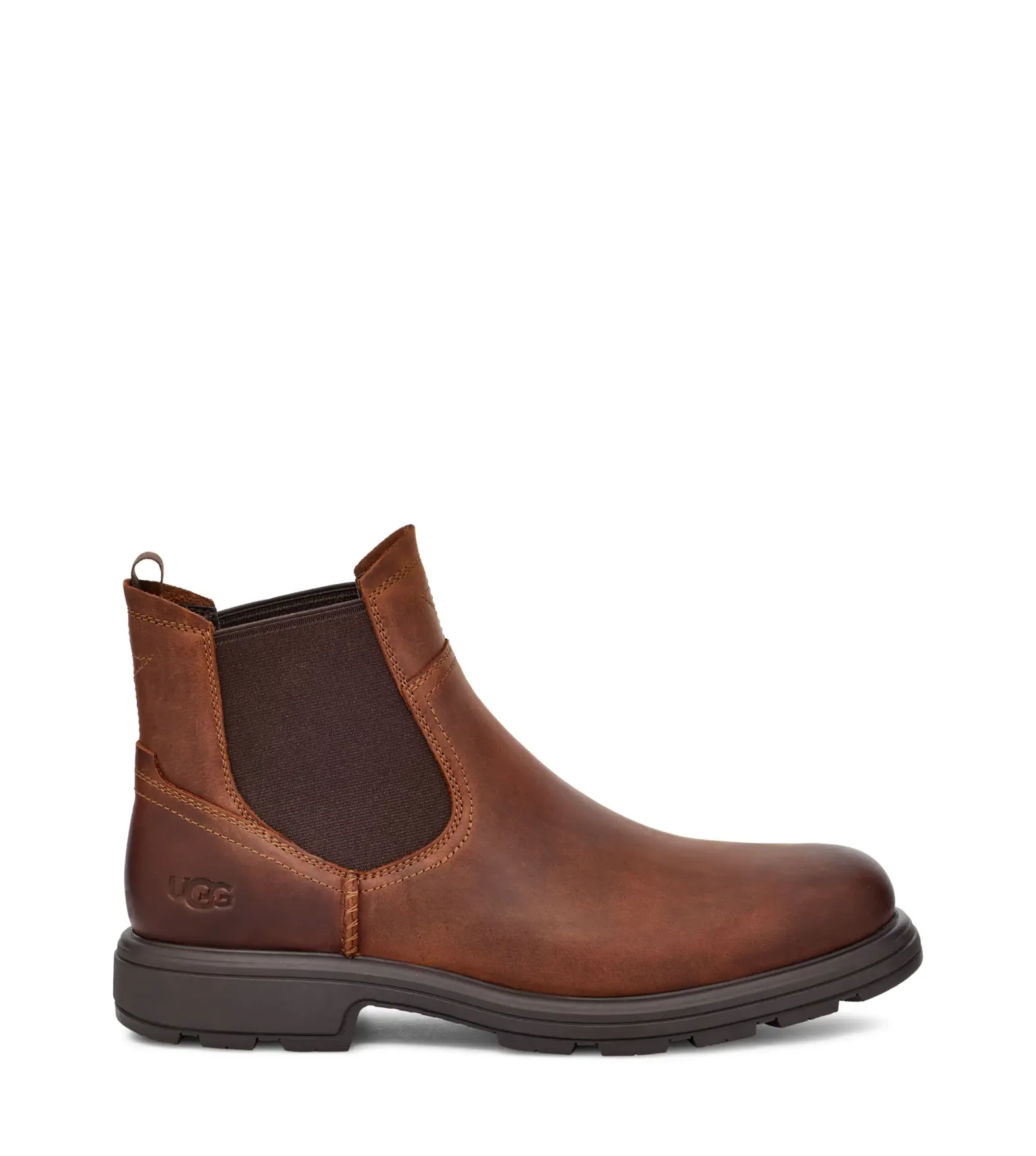 UGG Brown Leather Chelsea Boots Ugg Leather chelsea boots | The Fashion Square main image 4