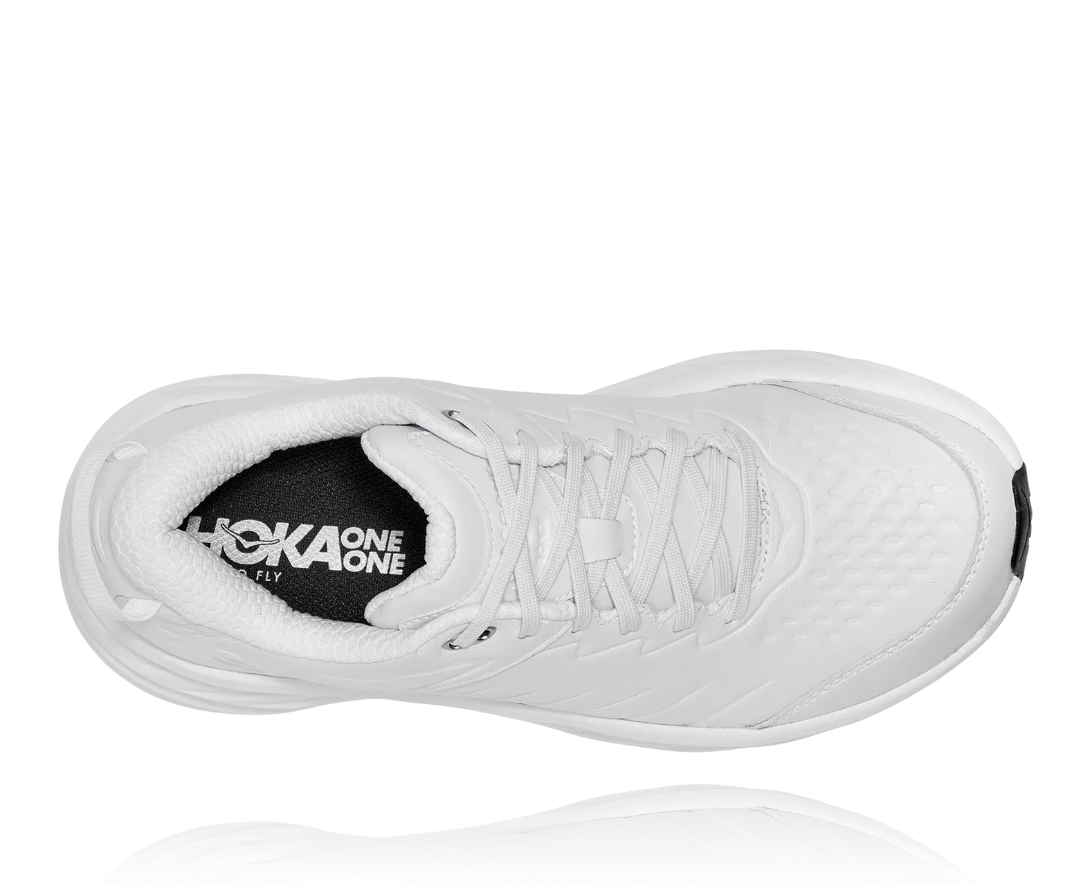 HOKA Men's BONDI SR WHITE / WHITE