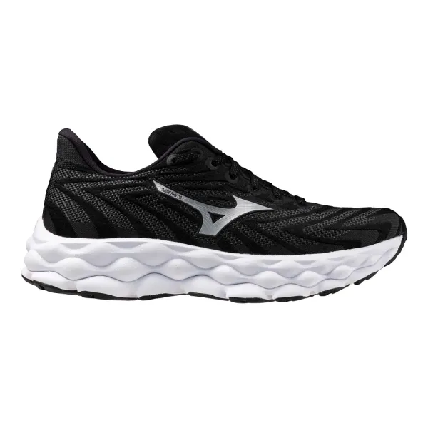MIZUNO Women's WAVE SKY 8 BLACK-SILVER