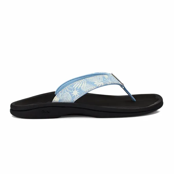OluKai Olukai 'Ohana Sandal Womens (7X40) Pale Blue/Black